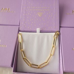 Melinda Maria Gold Chain Necklace